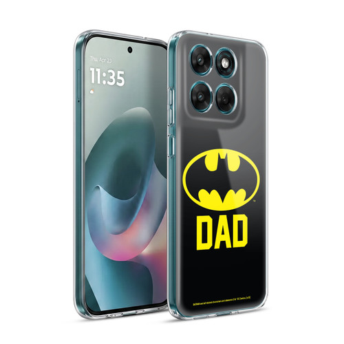 Batman DC Comics Logos Batdad Soft Gel Case for Motorola Moto G77