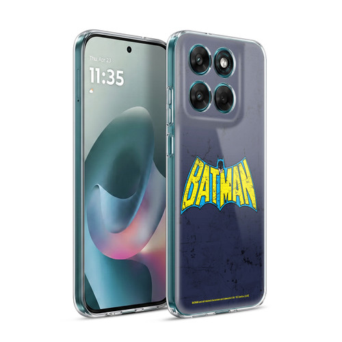 Batman DC Comics Logos Classic Distressed Look Soft Gel Case for Motorola Moto G77