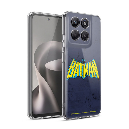 Batman DC Comics Logos Classic Distressed Look Soft Gel Case for Motorola Moto G37 Power