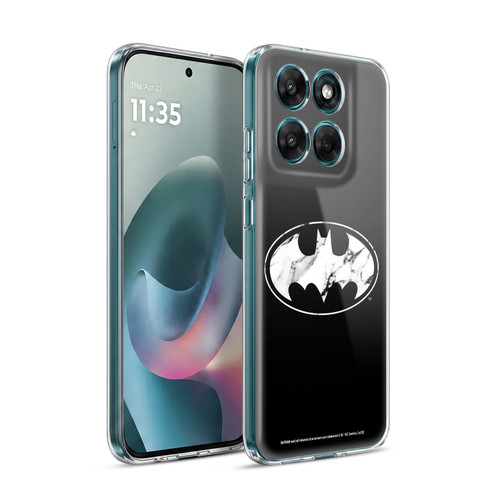 Batman DC Comics Logos Marble Soft Gel Case for Motorola Moto G77