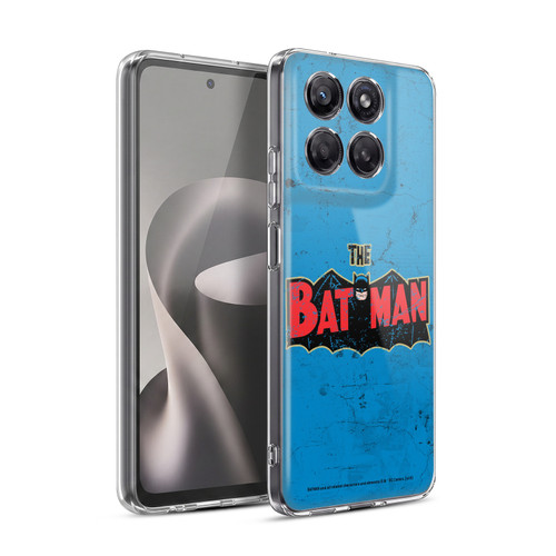 Batman DC Comics Vintage Fashion Distressed Look Logo Soft Gel Case for Motorola Moto G37 Power