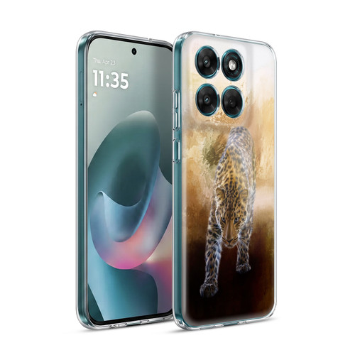 Simone Gatterwe Nature Portraits Russian Amur Leopard Soft Gel Case for Motorola Moto G77
