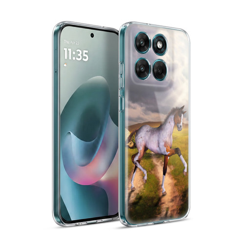 Simone Gatterwe Horses The Little Foal Soft Gel Case for Motorola Moto G77