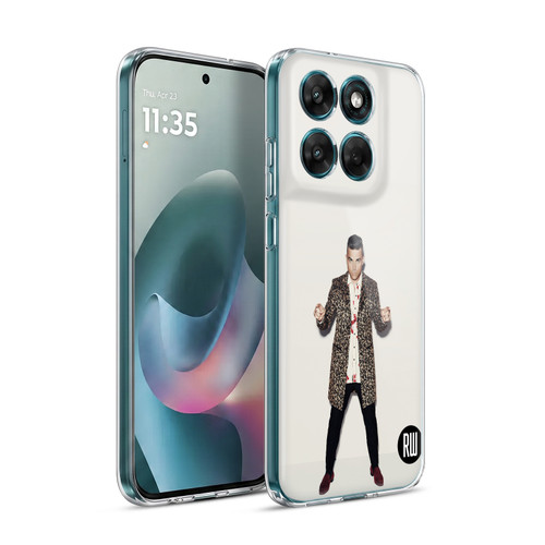Robbie Williams Calendar Animal Print Coat Soft Gel Case for Motorola Moto G77