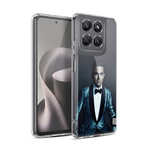 Robbie Williams Calendar Dark Background Soft Gel Case for Motorola Moto G37 Power