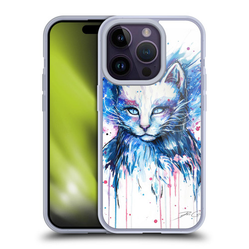 Pixie Cold Cats Space Soft Gel Case for Apple iPhone 14 Pro