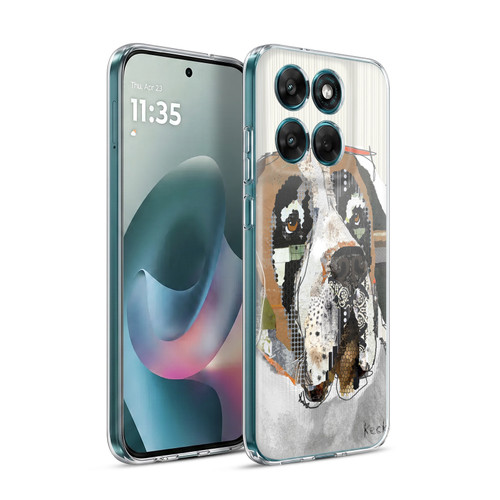 Michel Keck Dogs 2 Saint Bernard Soft Gel Case for Motorola Moto G77