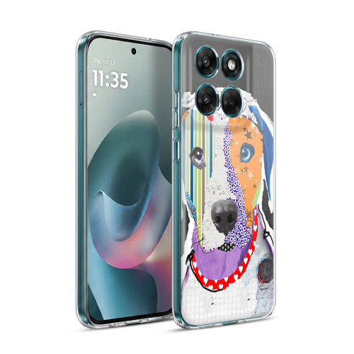 Michel Keck Dogs 3 Catahoula Leopard Soft Gel Case for Motorola Moto G77
