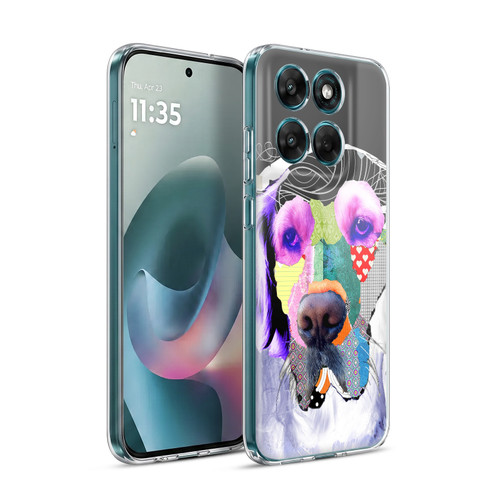 Michel Keck Dogs 3 Golden Retriever Soft Gel Case for Motorola Moto G77
