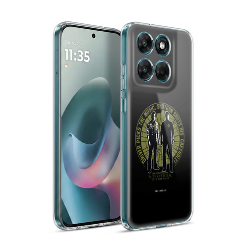 Supernatural Graphic Sam & Dean Soft Gel Case for Motorola Moto G77