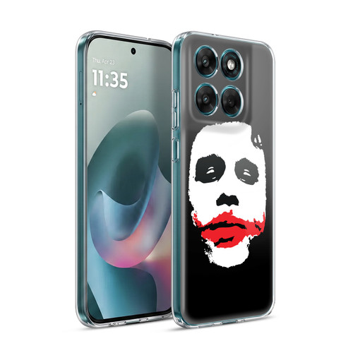 The Dark Knight Character Art Joker Face Soft Gel Case for Motorola Moto G77