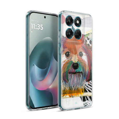 Michel Keck Dogs Silky Terrier Soft Gel Case for Motorola Moto G77
