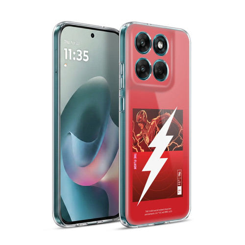 The Flash 2023 Graphics Barry Allen Logo Soft Gel Case for Motorola Moto G77