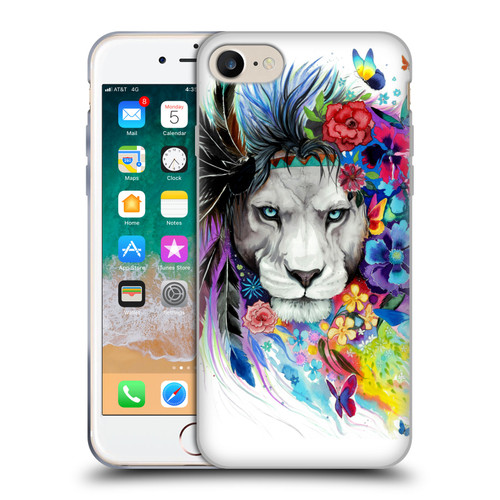 Pixie Cold Cats King Of The Lions Soft Gel Case for Apple iPhone 7 / 8 / SE 2020 & 2022