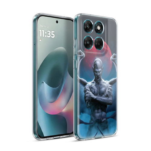 Tom Wood Horror Blood Moon Soft Gel Case for Motorola Moto G77