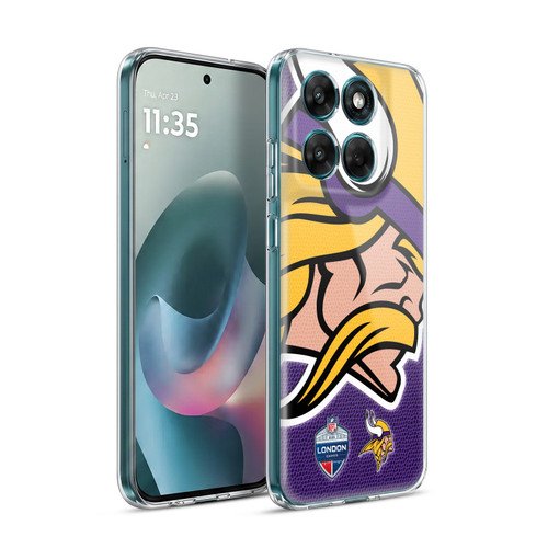 NFL 2024 International Games London Vikings Soft Gel Case for Motorola Moto G77