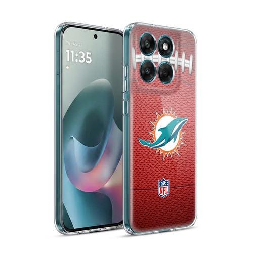 NFL Miami Dolphins Graphics Football Soft Gel Case for Motorola Moto G77