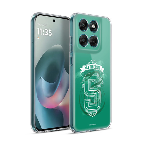 Harry Potter Deathly Hallows XVIII Slytherin 2 Soft Gel Case for Motorola Moto G77