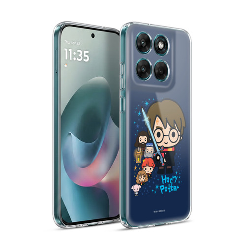 Harry Potter Deathly Hallows I Characters Soft Gel Case for Motorola Moto G77