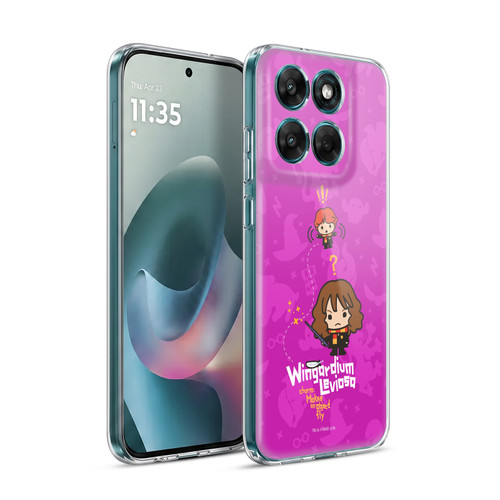 Harry Potter Deathly Hallows I Hermione Ron Spell Soft Gel Case for Motorola Moto G77
