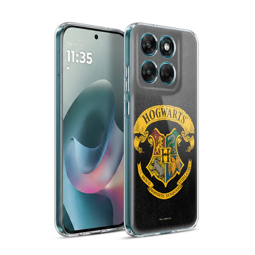 Harry Potter Sorcerer's Stone I Hogwarts Crest Soft Gel Case for Motorola Moto G77