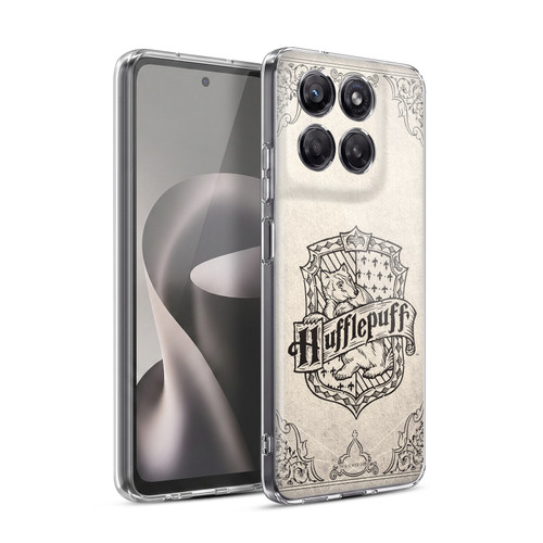 Harry Potter Sorcerer's Stone I Hufflepuff Parchment Soft Gel Case for Motorola Moto G37 Power