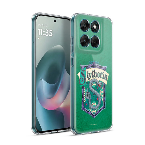 Harry Potter Sorcerer's Stone I Slytherin Crest Soft Gel Case for Motorola Moto G77