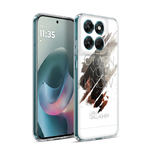 Liam Gallagher Graphics C'mon You Know Soft Gel Case for Motorola Moto G77