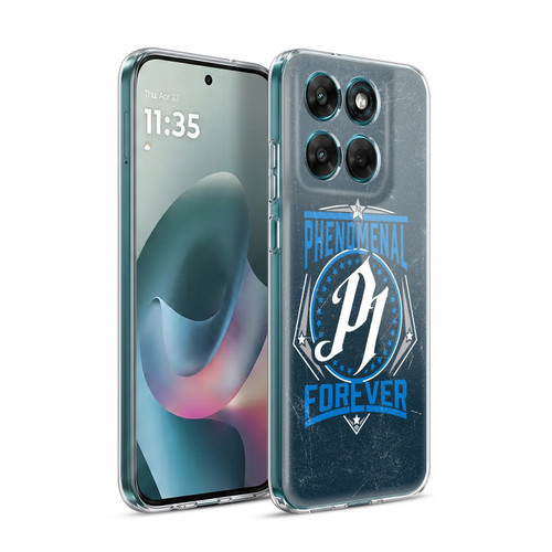 WWE Aj Styles Logo Soft Gel Case for Motorola Moto G77