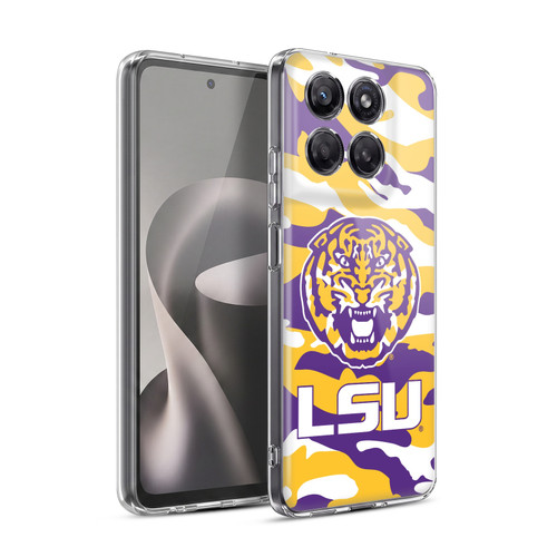 Louisiana State University LSU LSU Art Camou Soft Gel Case for Motorola Moto G37 Power