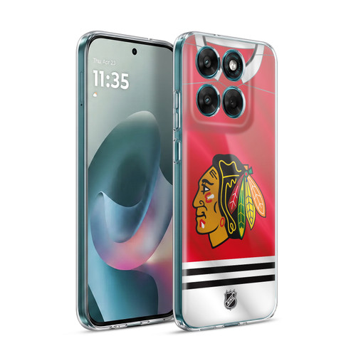 NHL Chicago Blackhawks Jersey Soft Gel Case for Motorola Moto G77