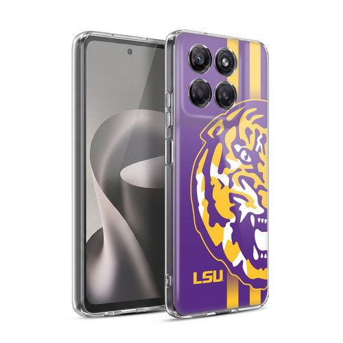 Louisiana State University LSU LSU Art Tiger Graphics 2 Soft Gel Case for Motorola Moto G37 Power