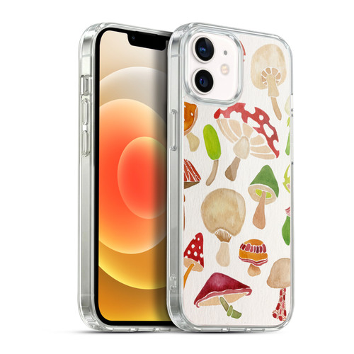 Cat Coquillette Nature Mushrooms Soft Gel Case for Apple iPhone 12 / iPhone 12 Pro & MagSafe
