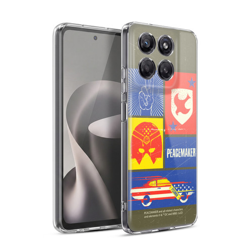 Peacemaker: Television Series Graphics Icons Soft Gel Case for Motorola Moto G37 Power