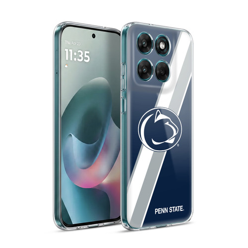 Pennsylvania State University PSU The Pennsylvania State University Stripes Soft Gel Case for Motorola Moto G77