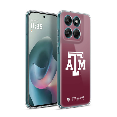 Texas A&M University TAMU Texas A&m University Plain Soft Gel Case for Motorola Moto G77