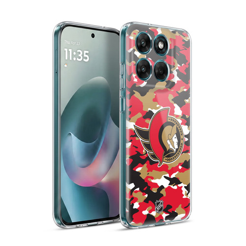 NHL Ottawa Senators Camouflage Soft Gel Case for Motorola Moto G77