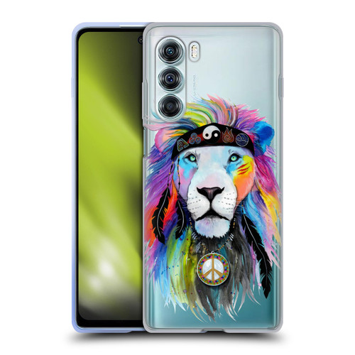 Pixie Cold Cats Hippy Lion Soft Gel Case for Motorola Edge S30 / Moto G200 5G