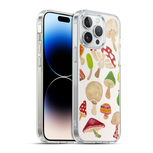 Cat Coquillette Nature Mushrooms Soft Gel Case for Apple iPhone 14 Pro Max & MagSafe