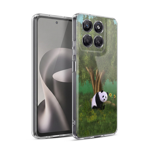 Simone Gatterwe Nature Portraits Cute Panda Soft Gel Case for Motorola Moto G37 Power
