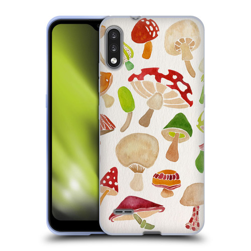 Cat Coquillette Nature Mushrooms Soft Gel Case for LG K22