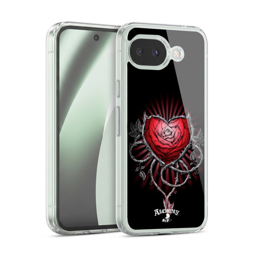 Alchemy Gothic Graphic Art Devils Rose Soft Gel Case for Google Pixel 10a