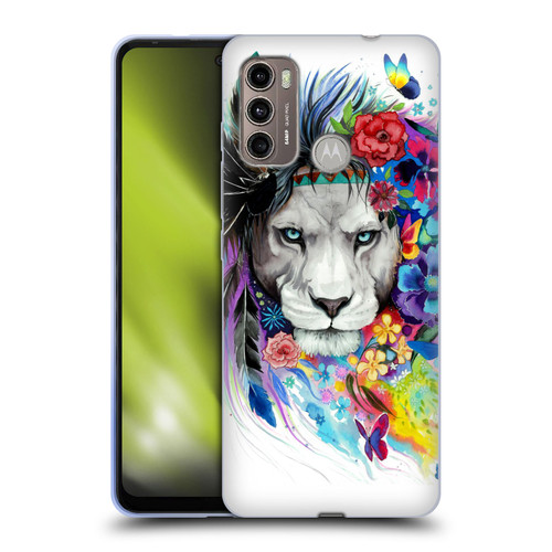 Pixie Cold Cats King Of The Lions Soft Gel Case for Motorola Moto G60 / Moto G40 Fusion