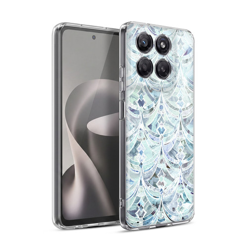 Micklyn Le Feuvre Marble Patterns Ice And Diamonds Art Deco Pattern Soft Gel Case for Motorola Moto G37 Power