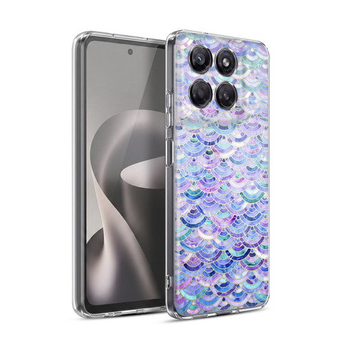 Micklyn Le Feuvre Marble Patterns Mosaic In Amethyst And Lapis Lazuli Soft Gel Case for Motorola Moto G37 Power