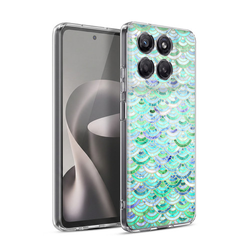 Micklyn Le Feuvre Marble Patterns Mosaic In Mint Quartz And Jade Soft Gel Case for Motorola Moto G37 Power