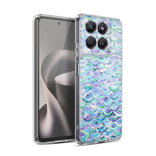 Micklyn Le Feuvre Marble Patterns Mosaic In Sapphire And Emerald Soft Gel Case for Motorola Moto G37 Power