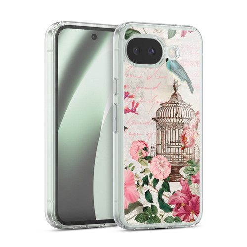 LebensArt Birds And Floral Birdcage Master Soft Gel Case for Google Pixel 10a