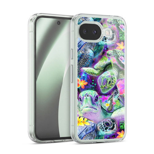 Sheena Pike Animals Daydream Sea Turtles & Flowers Soft Gel Case for Google Pixel 10a