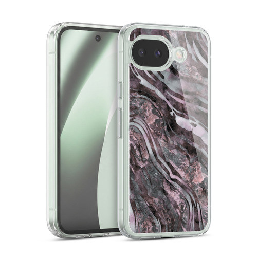 LebensArt Geo Liquid Marble River Stone Soft Gel Case for Google Pixel 10a